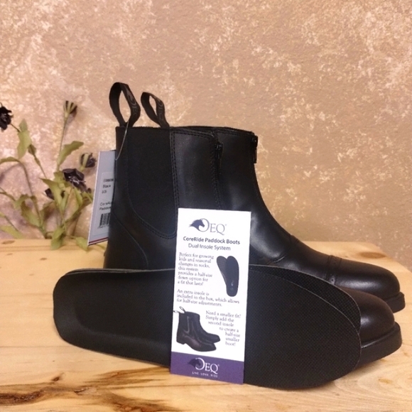 OEQ Ladies CoreRide Leather Paddock Boot 8 - Picture 9 of 9